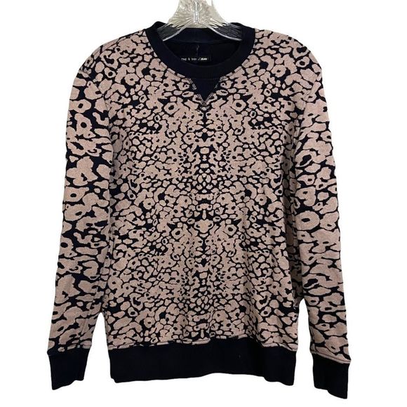 Rag & Bone XS Amoeba Print Crew Neck Sweatshirt - Picture 3 of 6